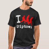 I Griptownを下記によって走って下さい: Durtyのティー Tシャツ (正面)