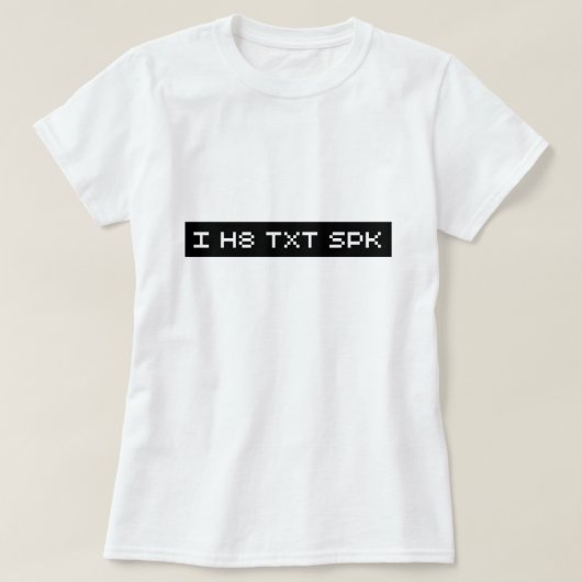 I h8 txtのspk tシャツ (デザイン正面)