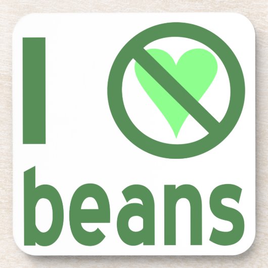 I Hait Beans コースター (正面)