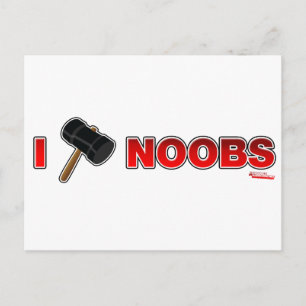 I Hammer Noobs – ゲームゲーム用ビデオゲーム ポストカード