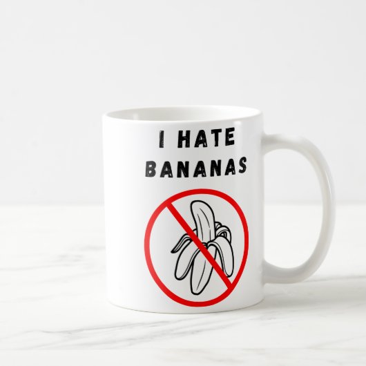 I Hate Bananas  コーヒーマグカップ (右)