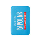 I hate being bipolar バスマット (正面縦)