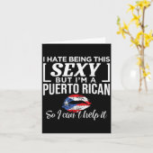 I Hate Being This Y But I'm Puerto Rican Can't Hel カード (黄色い花)