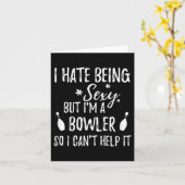 I Hate Being Y But I'm A Bowler So I Can't Help It カード (黄色い花)