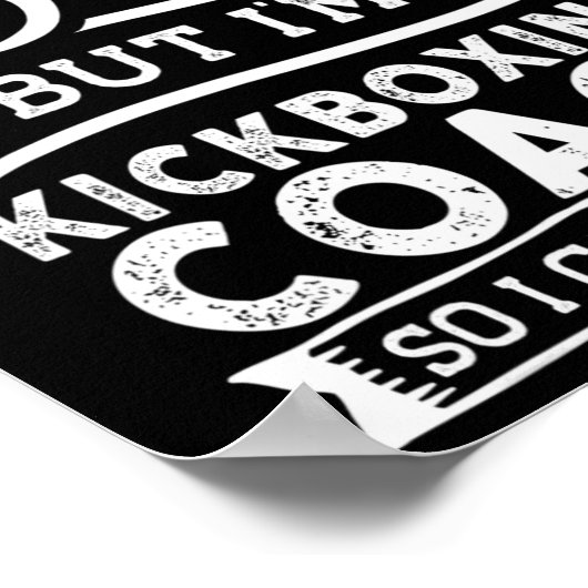 I Hate Being Y But I'm A Kickboxing Coach  ポスター (角)