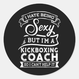 I Hate Being Y But I'm A Kickboxing Coach  ラウンドシール