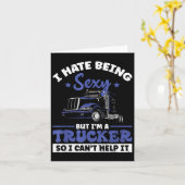 I Hate Being Y But I'm A Trucker So I Can't Hel _  カード (黄色い花)