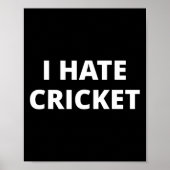 I Hate Cricket  ポスター (正面)