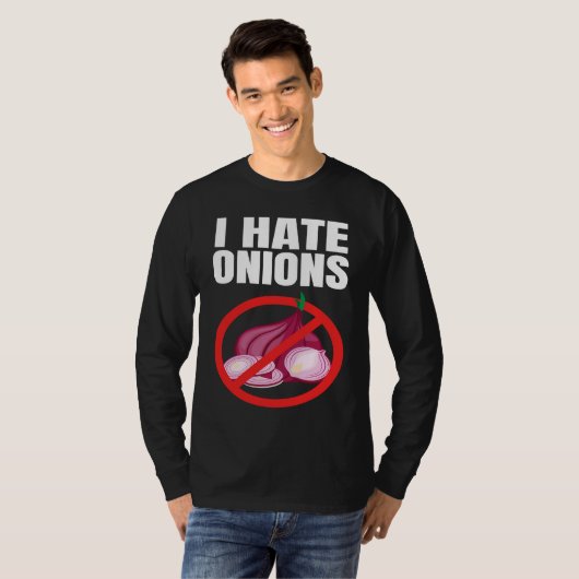 I Hate Onions Tシャツ (正面フル)