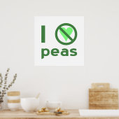 I Hate Peas ポスター (キッチン)