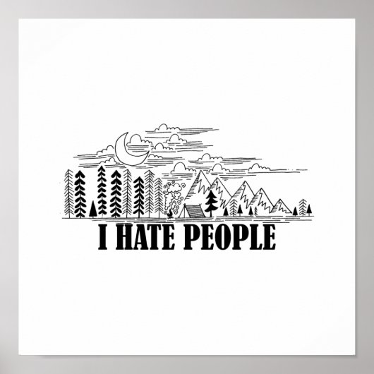 I Hate People ポスター (正面)