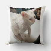 I Hate People! Cat Throw Pillow クッション (正面)