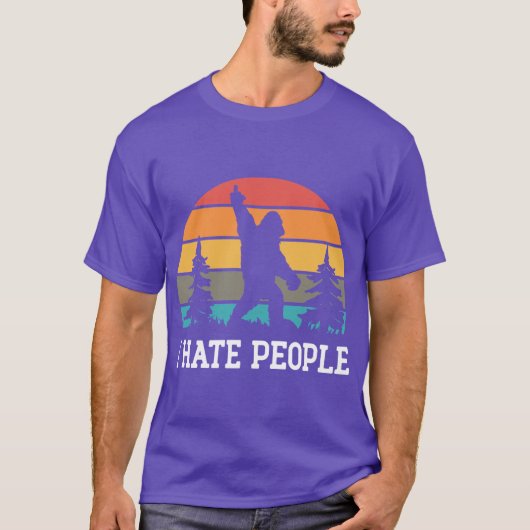 I Hate People Sasquatch Tシャツ (正面)