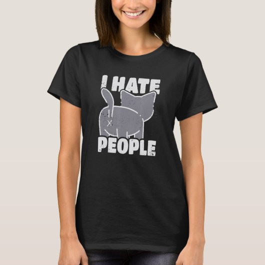 I hate people tシャツ (正面)