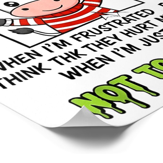 I Hate The Fact That I Cry When I'm Frustrated Peo ポスター (角)