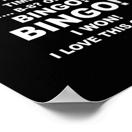 I Hate This Stud Game I'm Never Playing Again Bing ポスター (角)