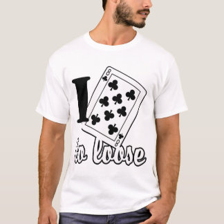 I hate to loose tシャツ