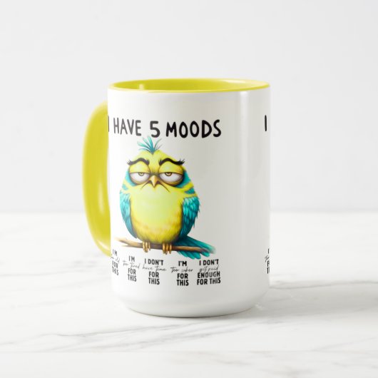 I Have 5 Moods マグカップ (正面左)