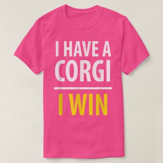 I Have A Corgi, I WINDog Lover Tシャツ (デザイン正面)