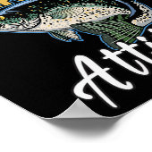 I Have A Crappie Attitude Fishing  ポスター (角)