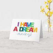 I have a dream カード (黄色い花)