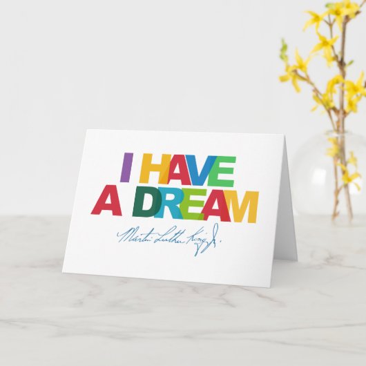 I have a dream カード (黄色い花)