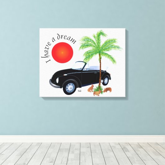 I have a dream キャンバスプリント (インサイチュ (ウッドフロア))