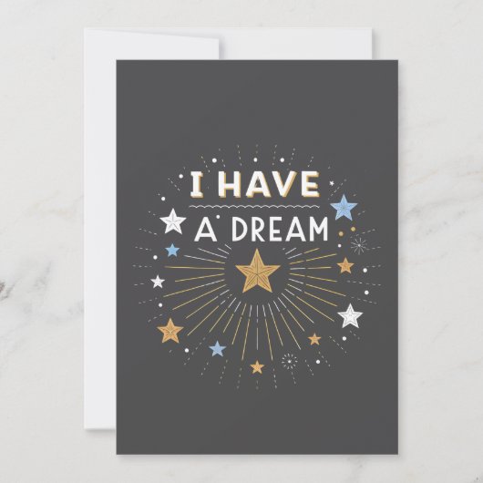 I Have a Dream Inspirational Starburst Art シーズンカード (正面)