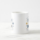 I Have a Dream Starburst Typography Art コーヒーマグカップ (中央)