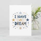 I Have a Dream Starburst Typography Art シーズンカード (スタンド正面)