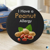 I Have A Peanut Allergy" Medical Alert Safety 缶バッジ