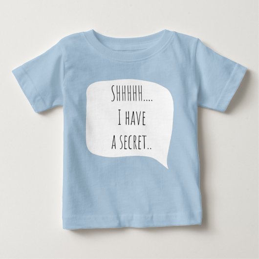 I have a secret, big brother customizable date ベビーTシャツ (正面)