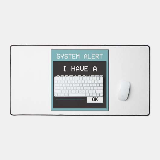 I Have a Spreadsheet for That Funny Office デスクマット (キーボード&マウス)