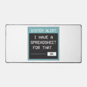 I Have a Spreadsheet for That Funny Office デスクマット (正面)