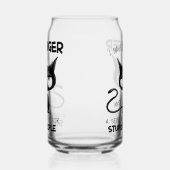 I Have Anger Issues Funny Cat Lover Gift  ガラス缶 (右)