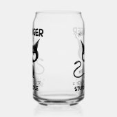 I Have Anger Issues Funny Cat Lover Gift  ガラス缶 (左)