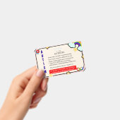 I Have Autism ID Personalized Autistic Name Badge バッジ (手持ち)