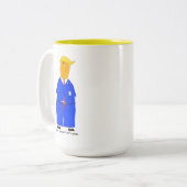 I Have Concepts of a Plan Trump Mug ツートーンマグカップ (正面左)