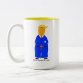 I Have Concepts of a Plan Trump Mug ツートーンマグカップ (左)