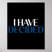 I Have Decided Christian Baptism Faith  ポスター (正面)