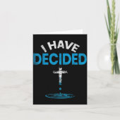I Have Decided To Follow Jesus Christian Baptism M カード (正面)