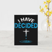 I Have Decided To Follow Jesus Christian Baptism M カード (黄色い花)