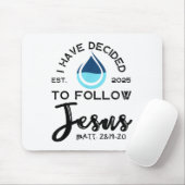 I Have Decided To Follow Jesus Established 2025 Wh マウスパッド (マウス)