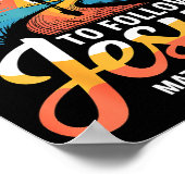 I Have Decided To Follow Jesus Matthew 28-19-20 ポスター (角)