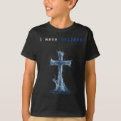 I Have Decided Water Cross Baptism Christian Follo Tシャツ (正面)