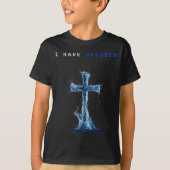 I Have Decided Water Cross Baptism Christian Follo Tシャツ (正面)