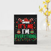 I Have Everything I Want For Christmas Its Me I'm  カード (黄色い花)