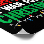 I Have Everything I Want For Christmas Its Me I'm  ポスター (角)
