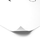 "I Have Found The One" Wedding Backdrop Banner  ポスター (コーナー)