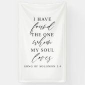 I Have Found the One Wedding Backdrop Decor 横断幕 (縦)